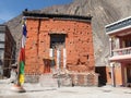 Gompa or monastery in Kagbeni, Annapurna circuit Royalty Free Stock Photo