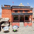 Gompa or monastery in Kagbeni, Annapurna circuit Royalty Free Stock Photo