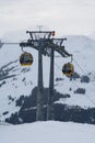 Gondola in alps Royalty Free Stock Photo