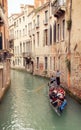 On Gondola boat of Venice Royalty Free Stock Photo