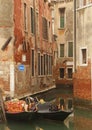 Gondola boats in Venice