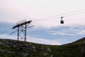 Gondola in Bucegi mountains Royalty Free Stock Photo