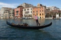 Gondola canal grande Venice, Italy Royalty Free Stock Photo