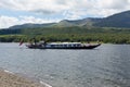 Gondola Coniston water Lake District England Royalty Free Stock Photo