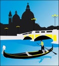 Gondola and gondolier