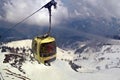 Gondola in Gulmarg in India Royalty Free Stock Photo