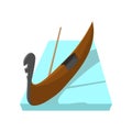 Gondola icon, cartoon style Royalty Free Stock Photo
