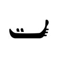 gondola icon. Trendy gondola logo concept on white background fr