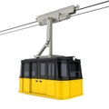 Gondola Lift Cable Car Isolated Royalty Free Stock Photo