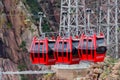 Gondola lift cable car - royal gorge colorado Royalty Free Stock Photo