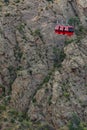 Gondola lift cable car - royal gorge colorado Royalty Free Stock Photo