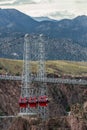 Gondola lift cable car - royal gorge colorado Royalty Free Stock Photo