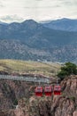 Gondola lift cable car - royal gorge colorado Royalty Free Stock Photo