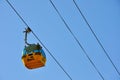 Gondola lift in Romania Royalty Free Stock Photo