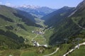 Gondola lift to Hintertux, Ziller Valley, Austria Royalty Free Stock Photo