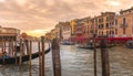 Gondola moored by Saint Mark square