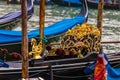 Gondola in picturesque canal in Venice Italy Royalty Free Stock Photo