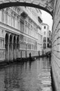 Gondola in picturesque Venice Canal - Venice, Italy Royalty Free Stock Photo