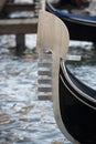 Gondola prow Royalty Free Stock Photo