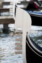 Gondola prow Royalty Free Stock Photo