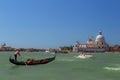 gondola ride in Venice, gondola ride in grand canal Venice Italy Royalty Free Stock Photo