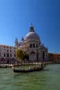 gondola ride in Venice, gondola ride in grand canal Venice Italy Royalty Free Stock Photo