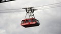 Gondola of the Roosevelt Island Tramway Cable Car midair, New York Royalty Free Stock Photo