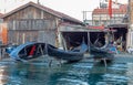 Gondola shipyard in Venice Royalty Free Stock Photo