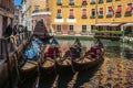 Gondola station at the Bacino Orseolo, Venice, Italy