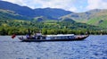 Gondola steam boat on Coniston water Lake District England