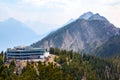 Gondola Summit Observation Deck on Sulphur Mountain in Banff