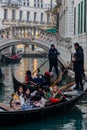 Gondola tourism Venice Italy