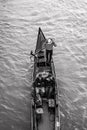 Gondola with tourist in Venice