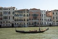 The gondola, typical boat of the city of Venice.