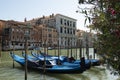 The gondola, typical boat of the city of Venice.