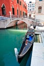 Gondola on Venice canal