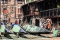 Gondola wharf in Venice Royalty Free Stock Photo