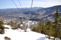 Gondola on Whiteface Mountain Ski Area, Adirondacks Royalty Free Stock Photo