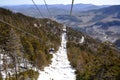 Gondola on Whiteface Mountain Ski Area, Adirondacks Royalty Free Stock Photo