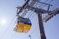 Gondola In Yong Pyong Ski Resort Korea