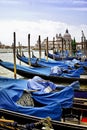 Gondolas all in a row