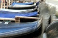 Gondolas, Canal Grande, Venice, Veneto, Venetia, Italy Royalty Free Stock Photo