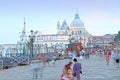 Gondolas, Canal Grande, Venice, Veneto, Venetia, Italy Royalty Free Stock Photo