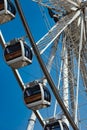 Gondolas Ferris Wheel at Asiatique riverfront Royalty Free Stock Photo