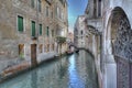 Gondolas in Grand canal ,venice,italy Royalty Free Stock Photo