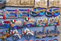 Gondolas Landmarks Magnets Venice Italy Royalty Free Stock Photo