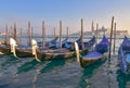Gondolas with San Giorgio Maggiore, Venice