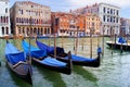 Gondolas of Venice Royalty Free Stock Photo