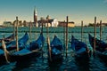 Gondolas in Venice