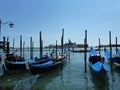 Gondolas in Venice 2014